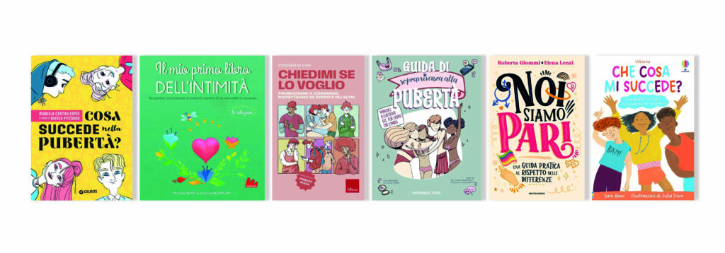 I sei libri segnalati per approfondire i temi della pubertà dal punto di vista dell'educazione sessuale