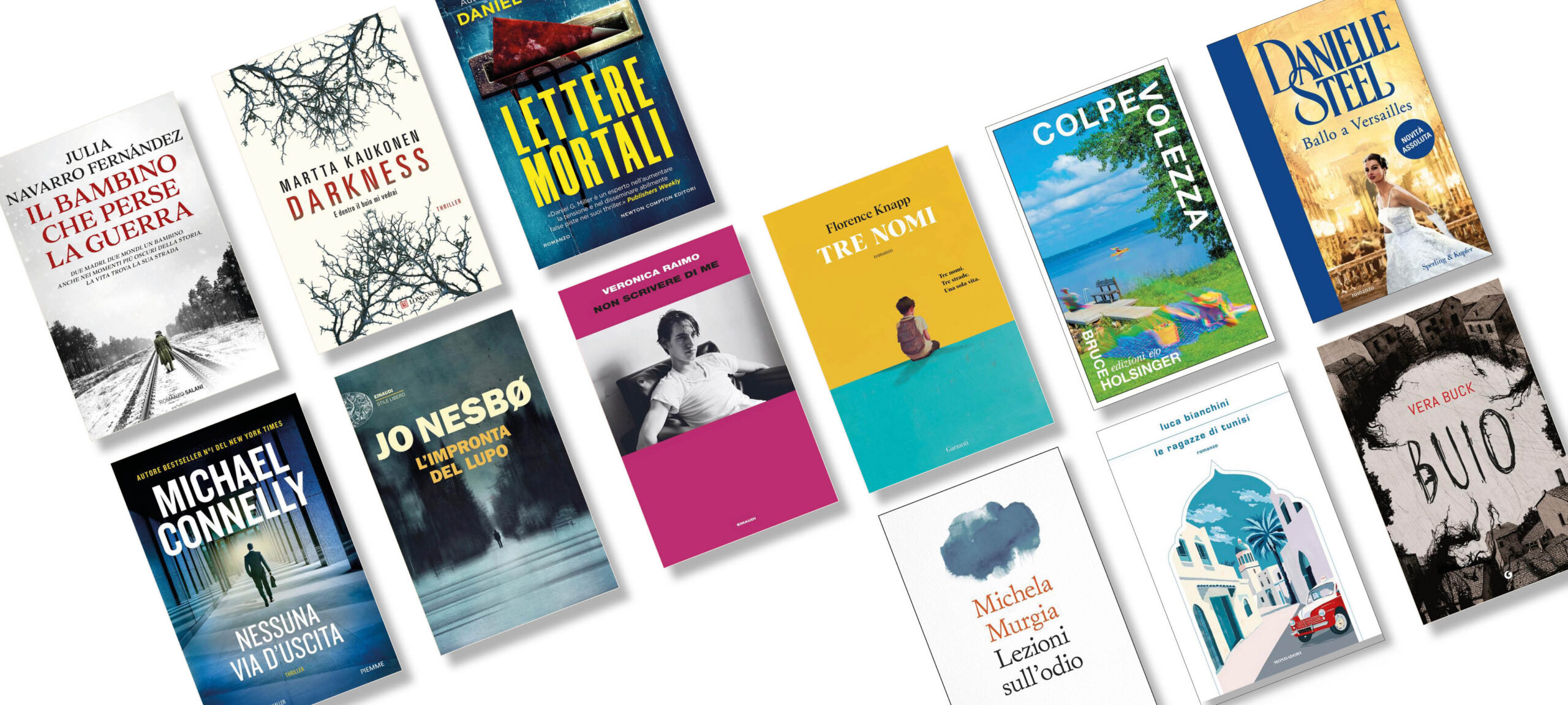 Dodici copertine messe di traverso. Libri in uscita a febbraio 2026