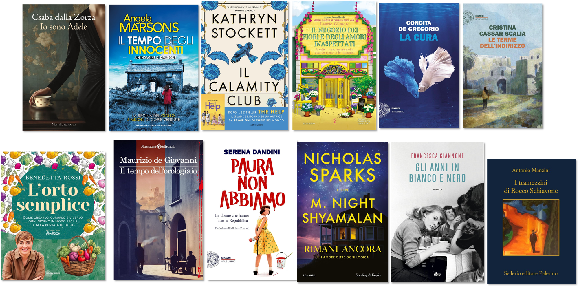 immagini di copertina dei 12 titoli selezionati come novità libri in uscita a maggio 2026