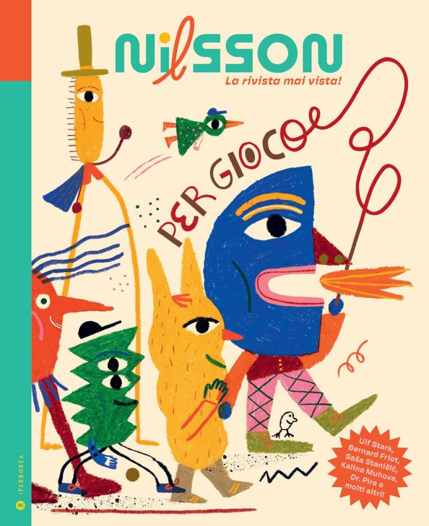 Libri giorco per ragazzi e bambini, Copertina di Nilsson. La rivista mai visra! Vol 1: Per gioco